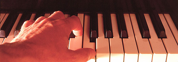 Pianist Andy Ostwald: Profile Header Image